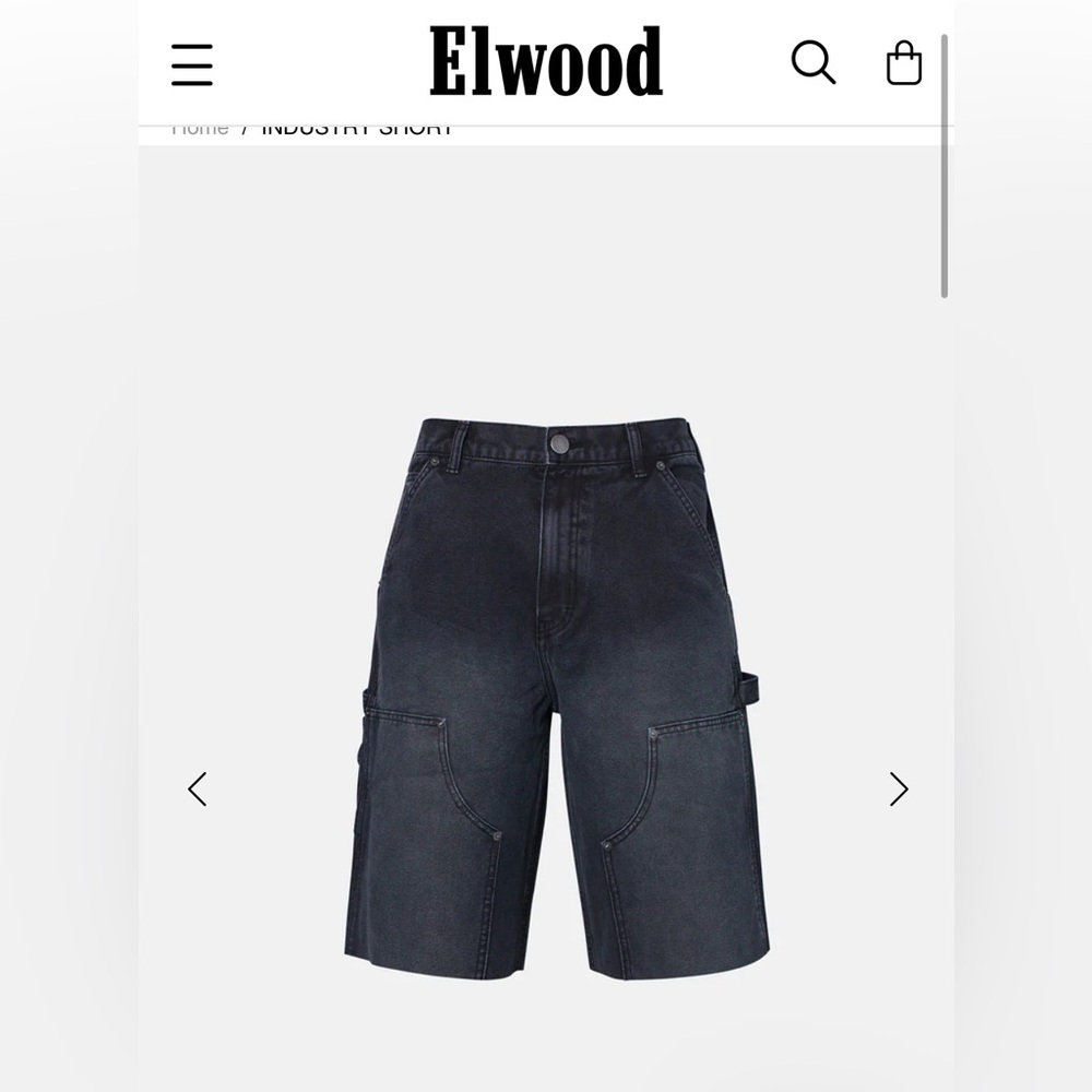 Elwood industry Short Black Size 30 never worn new
